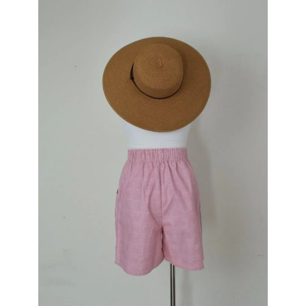 Vintage 90s Cherokee Red Plaid Shorts‎ size 8| 24-30 waist